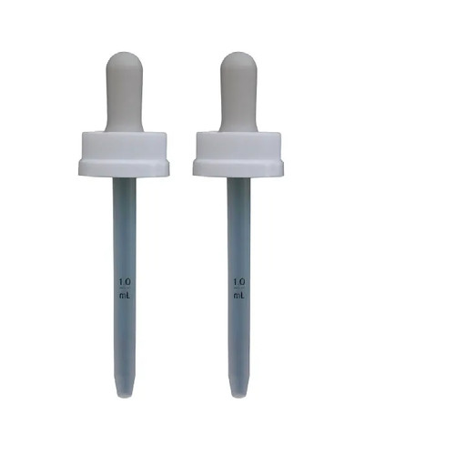 1.0 ml Plastic Droppers – Special Made For Minoxidil (Child Resistant) Pack Of 2
