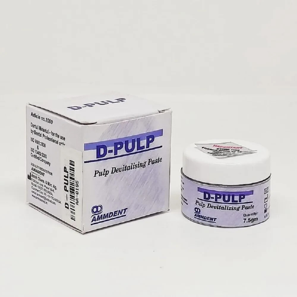 Ammdent D-Pulp Dental Pulp Devitalizer Paste Jar Of 7.5 Grams