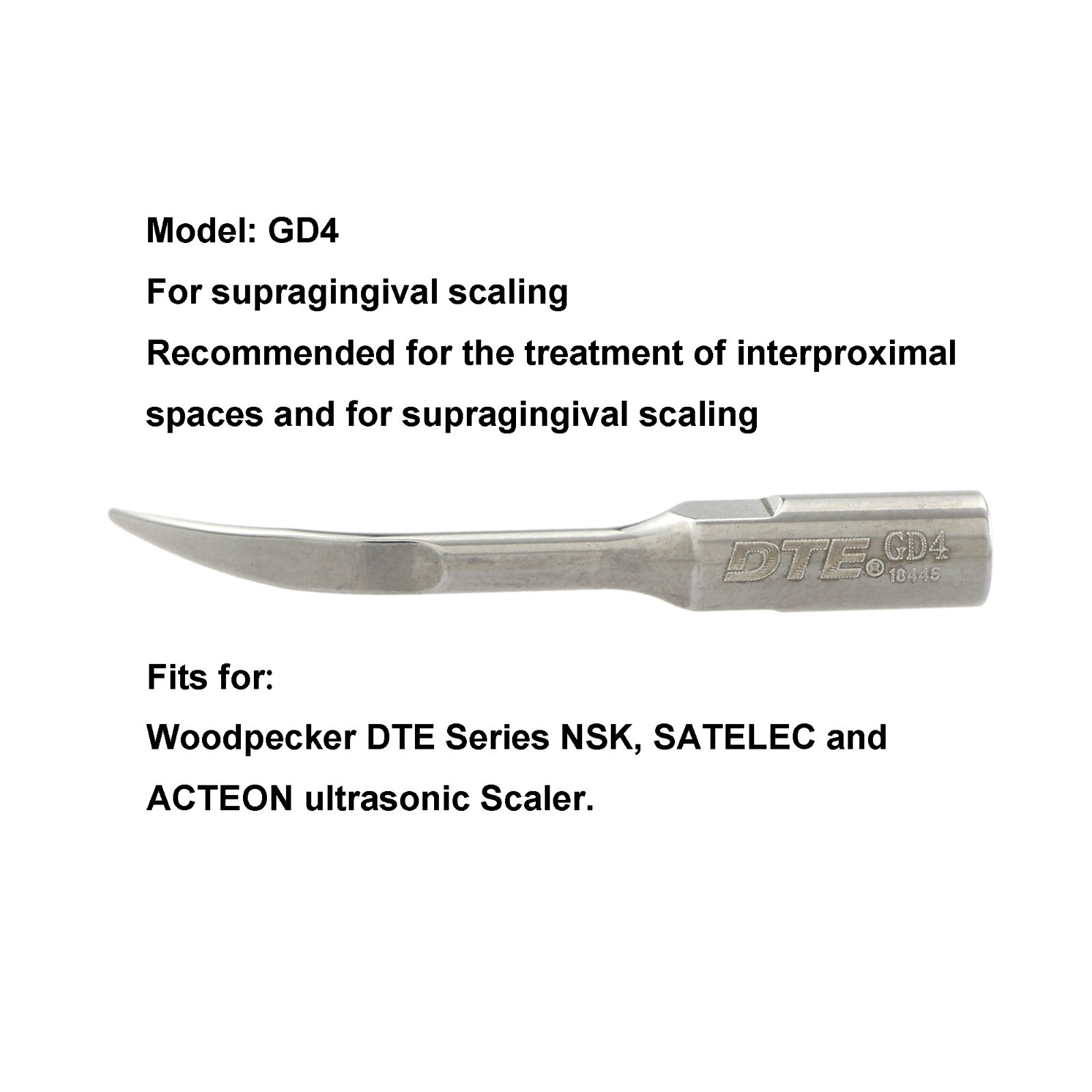 Woodpecker DTE Dental Ultrasonic Scaler Tips Kit Perio Scaling Satelec Acteon
