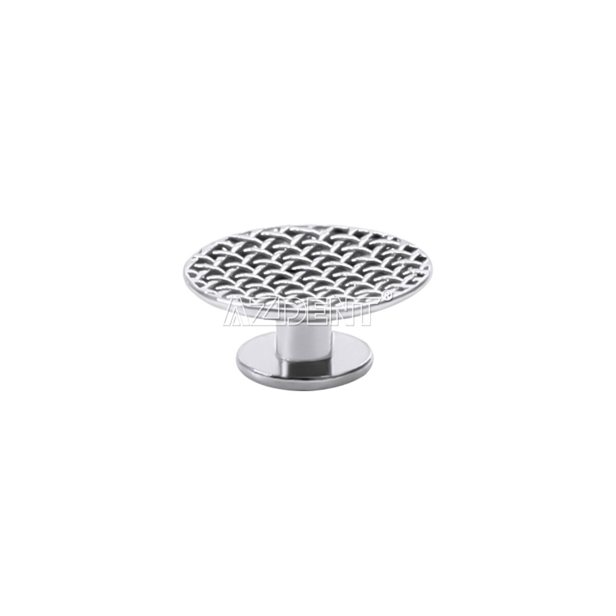 100pcs Dental Orthodontic Lingual Buttons Round Mesh Base Bondable Metal