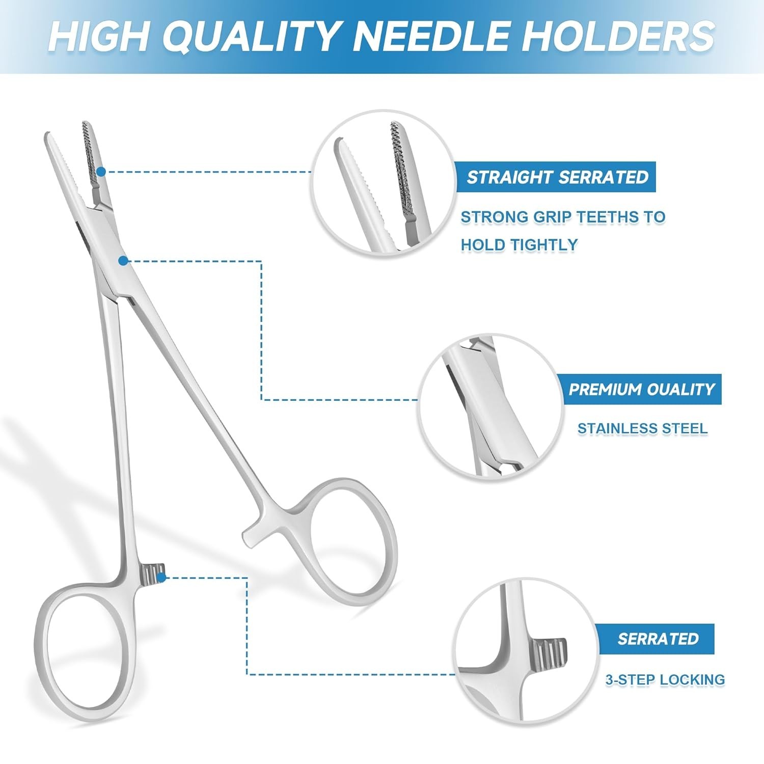 Medical Practice Kit with Silicone Wound Pad & Surgical Instruments