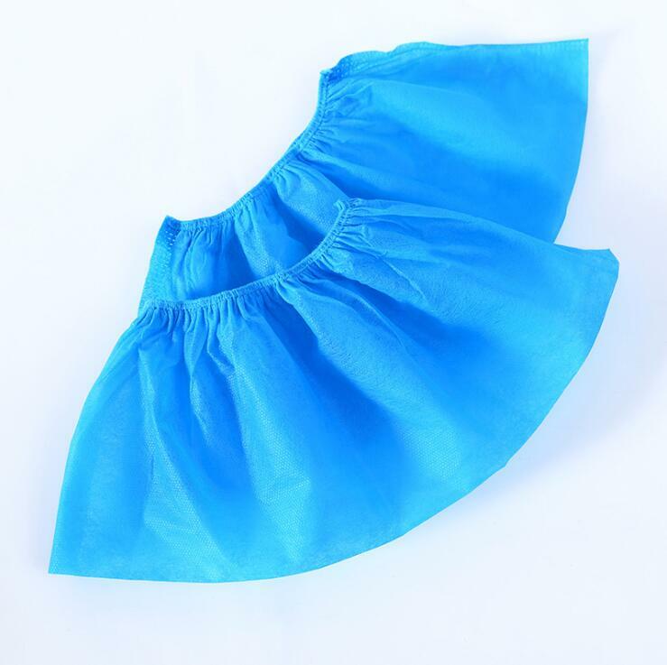 100pcs Disposable Non-woven Shoe Covers Medical Lab & Dental Supplies Dust Proof