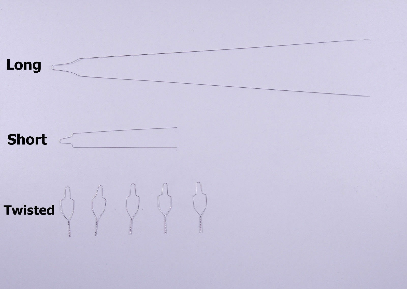 100Pcs Dental Ortho Preformed Bracket Preformed Ligature Wire Long/Short/Twisted