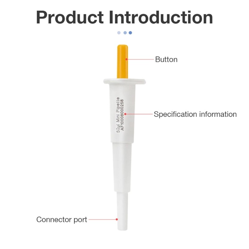 Mini Fixed Volumes Pipette Manual Single Channel Pipettor Laboratory Pipette