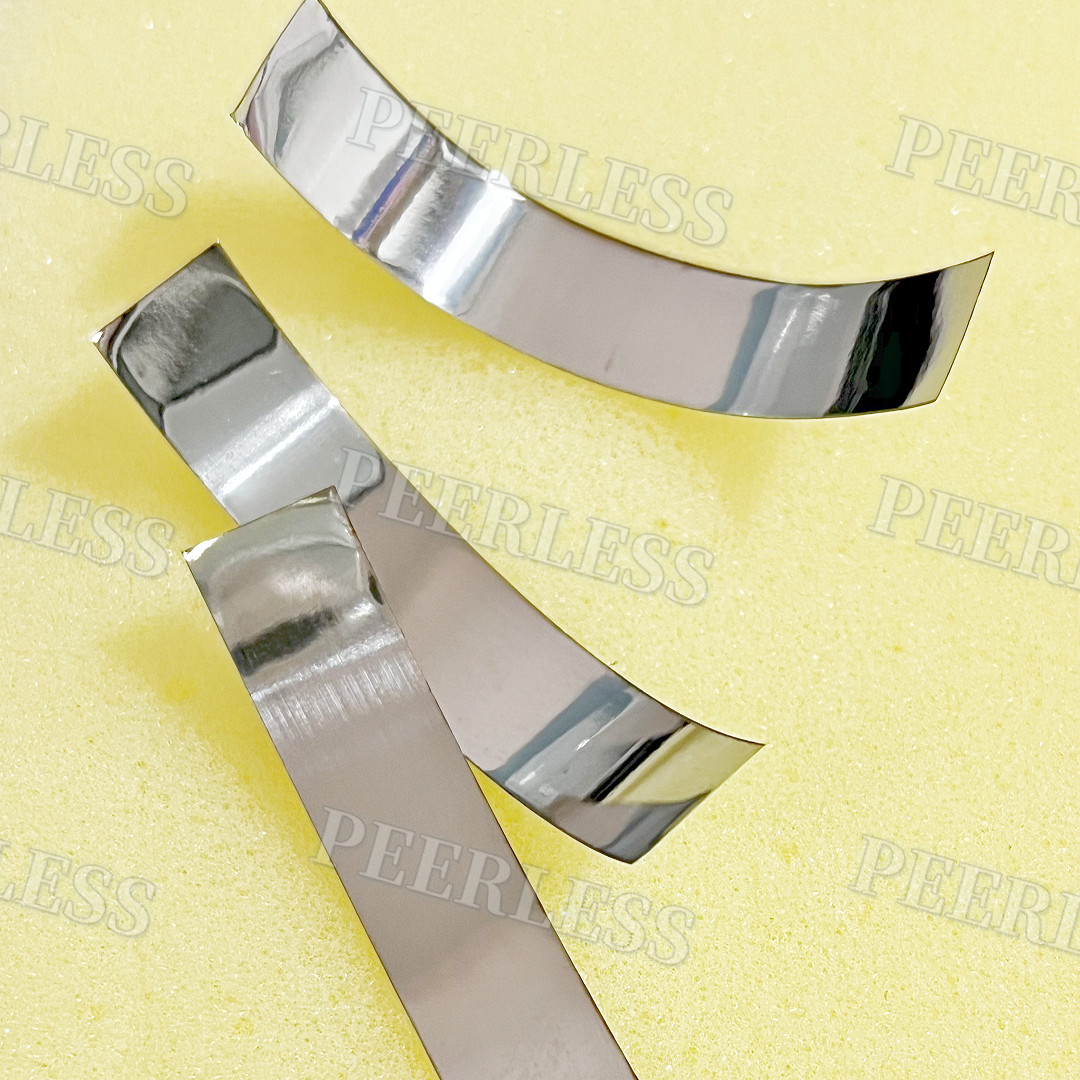 10μm Metallic Articulating Dental Strips Metal Shimstock Bite Films 50Pcs/Box