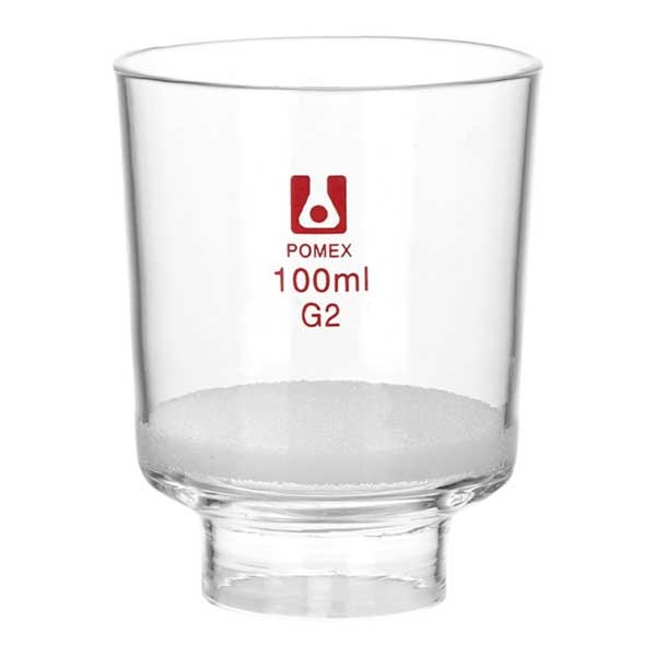 10-100ml Borosilicate Sand Core Crucible G1-G6 Core Lab Glassware Supply ca