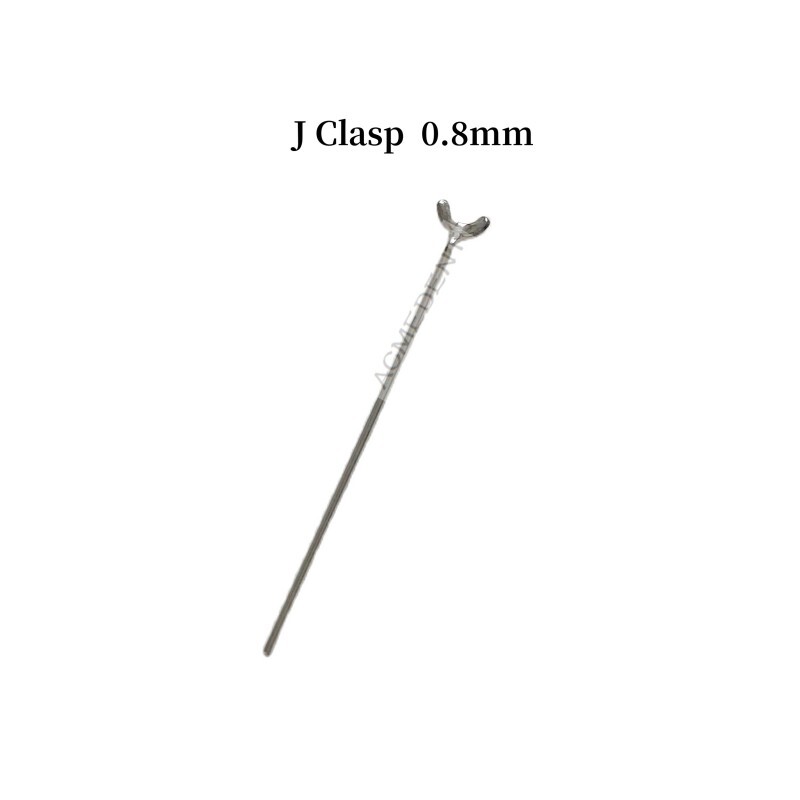 50Pcs Dental Ball Retainer J Clasp Oblique Clasps Bars 0.8mm Y-Type Scheu Style