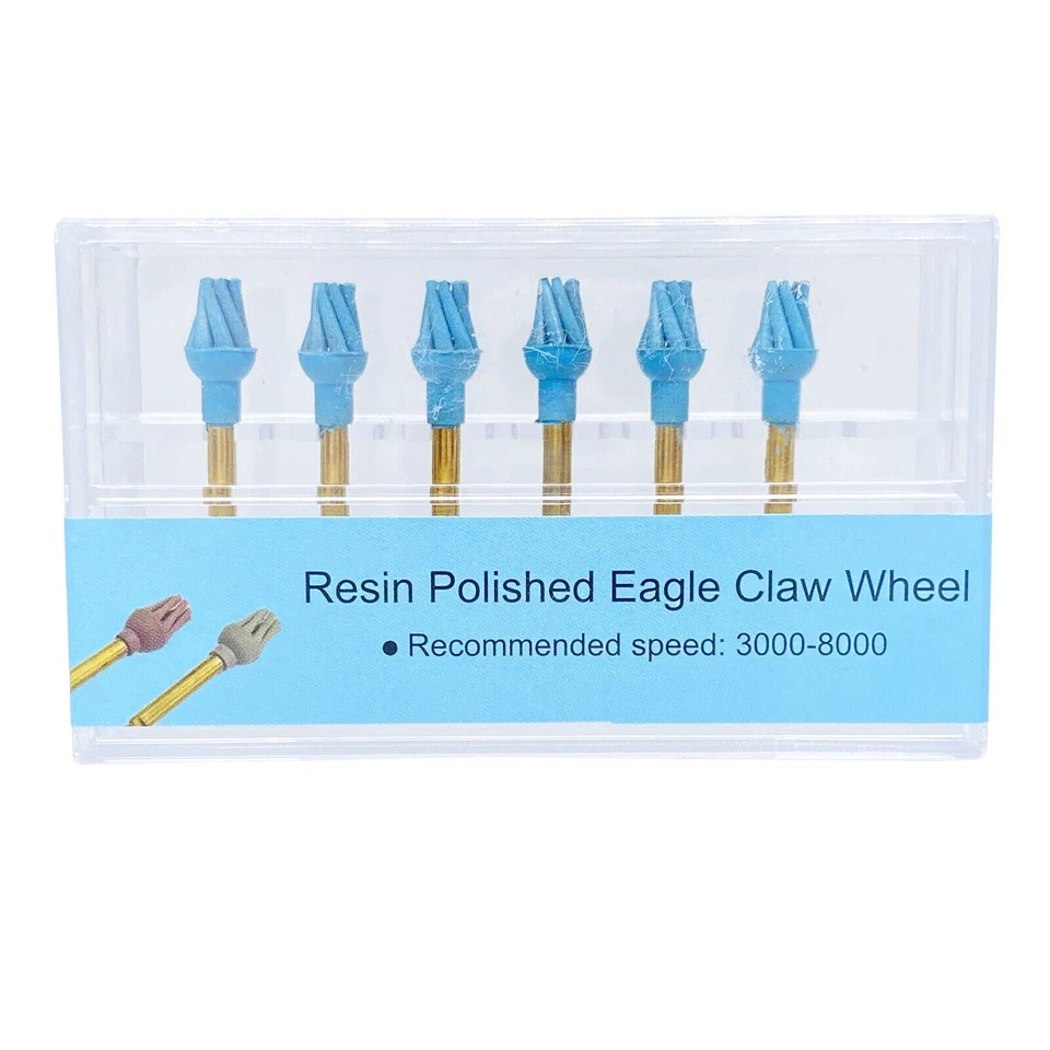 Dental Polishing Wheel Rubber Composite Spiral Flex Burs Resin RA Polishing Kit