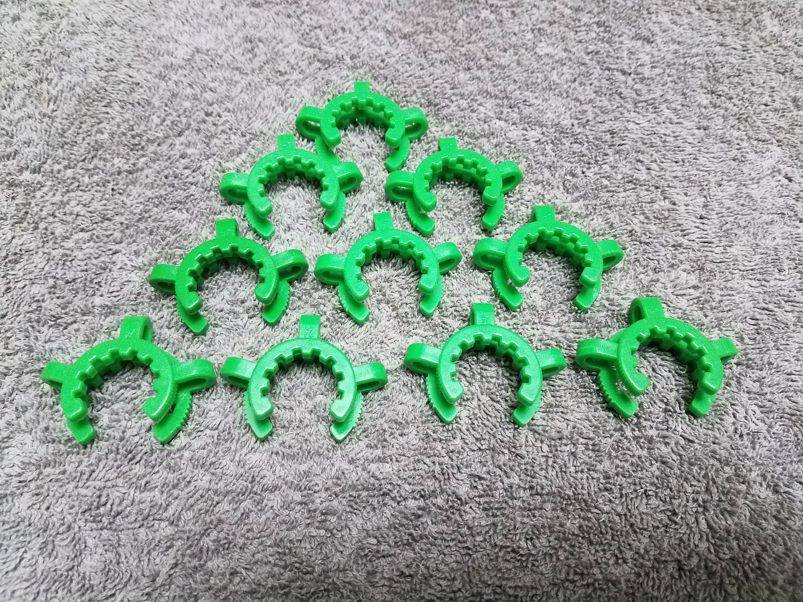Pack Of TEN Green 24/40 24/29, Keck Clips Chemistry Laboratory Glass Equipment