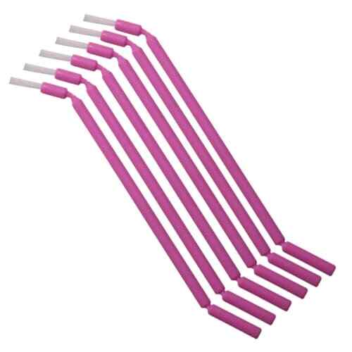 Maxill Bendable Applicator Brushes, Pink, 100/Tube.