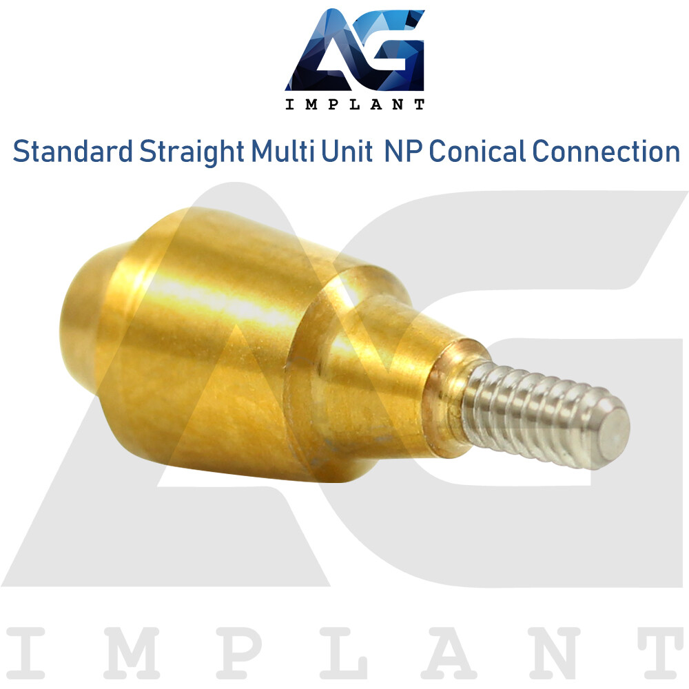 Standard Multi Unit Abutment Conical Connection NP Titanium Set Dental