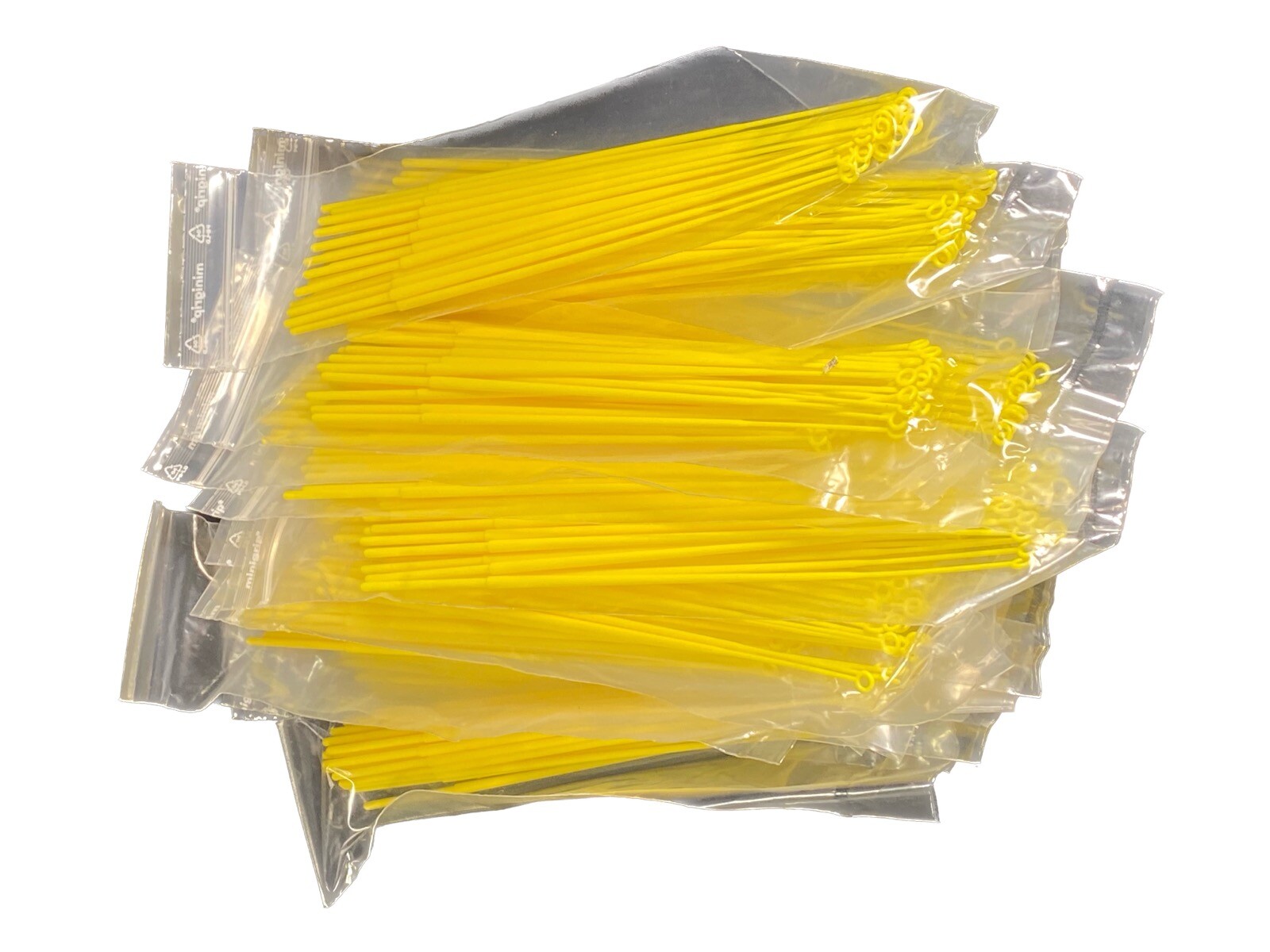 (450) CP Argos 10uL Yellow Polystyrene Disposable Inoculating Loops VL0010