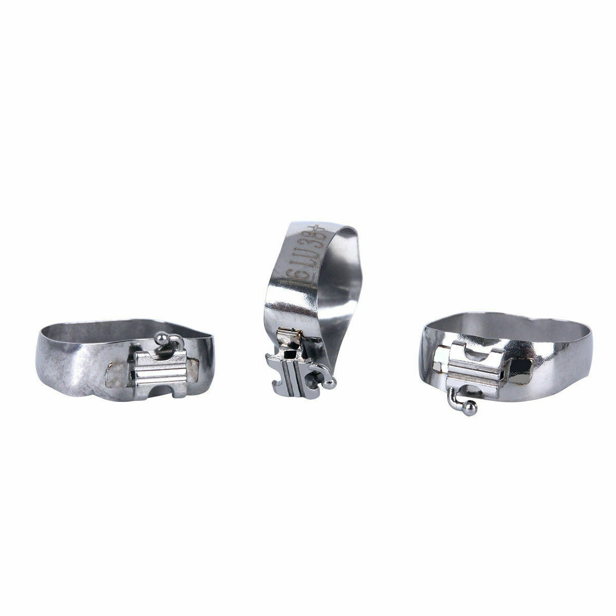 J&J Ortho™ Orthodontic #6 1st Molar Band with Convertible Pre-welded Tube(4/pk)