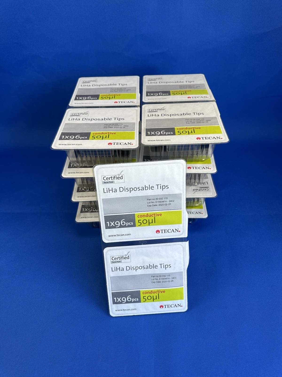 Tecan 30032115 50 µL LiHa Disposable Tips – Non Filtered – 2,304 (24 X 96 pcs)