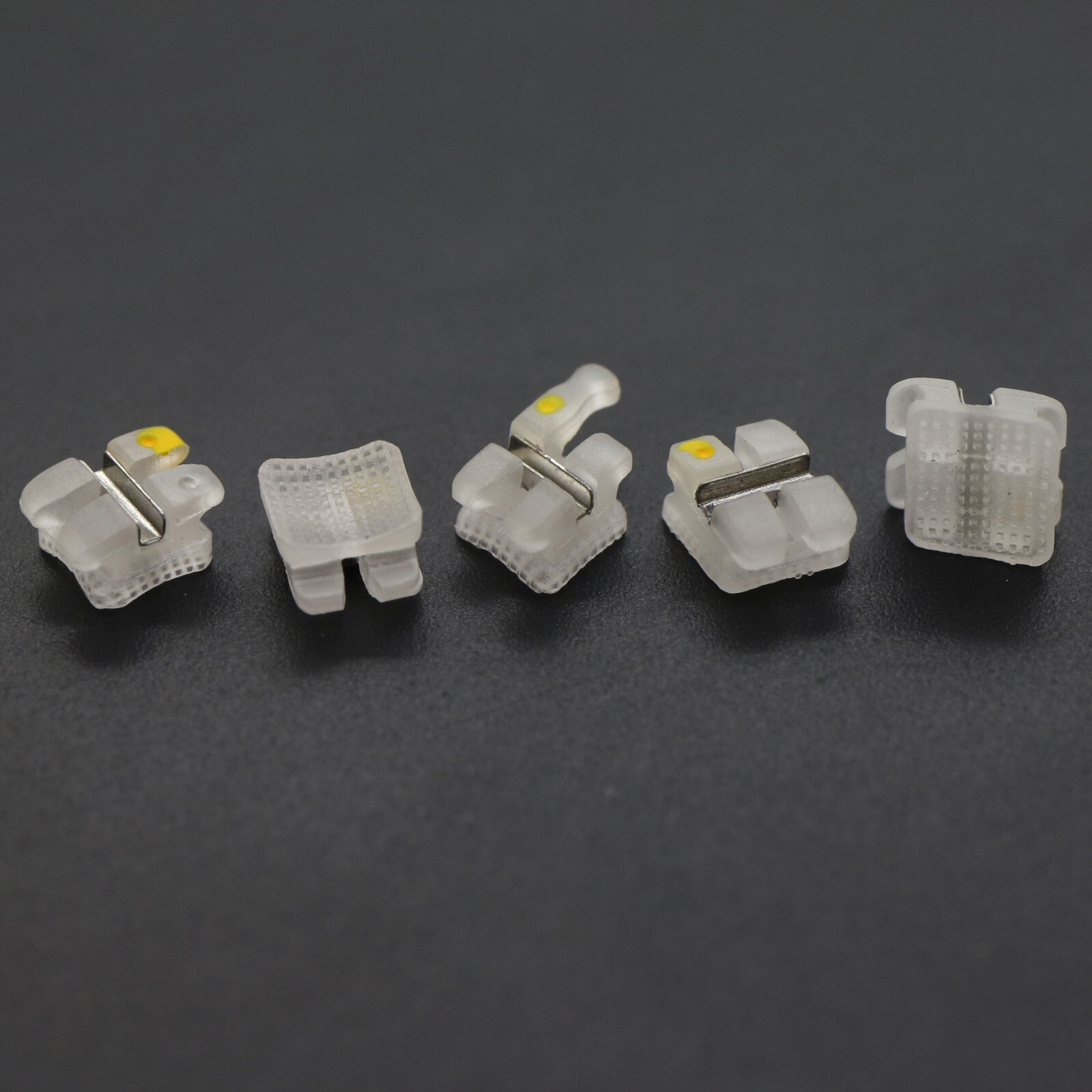 Dental Orthodontic Ceramic Brackets Braces MBT 022 3 Hooks 5-5 3M Clarity NOBLE