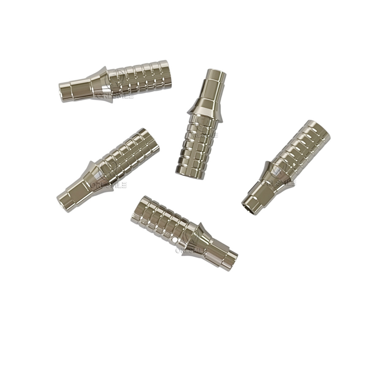 5 pcs Temporary Titanium abutment with screw fit to Straumann ITI platform RC/NC
