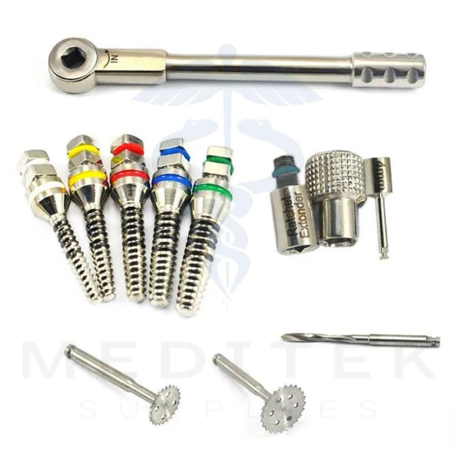 Dental Bone Expander Kit Sinus Lift with Saw Disks – Dental Implant Instrument