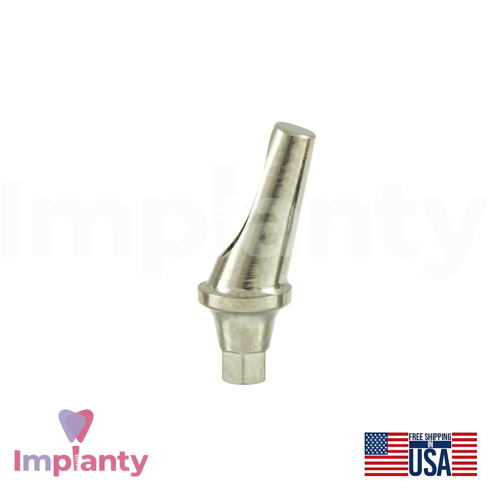 0sstemTS Compatible Mini Platform Angled Anatomic Dental Prosthetic 17°