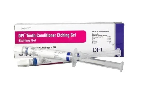 3 Packs Combo of DPI Dental Tooth Conditioner Phosphoric Etching Gel 2 x 3gm Syr