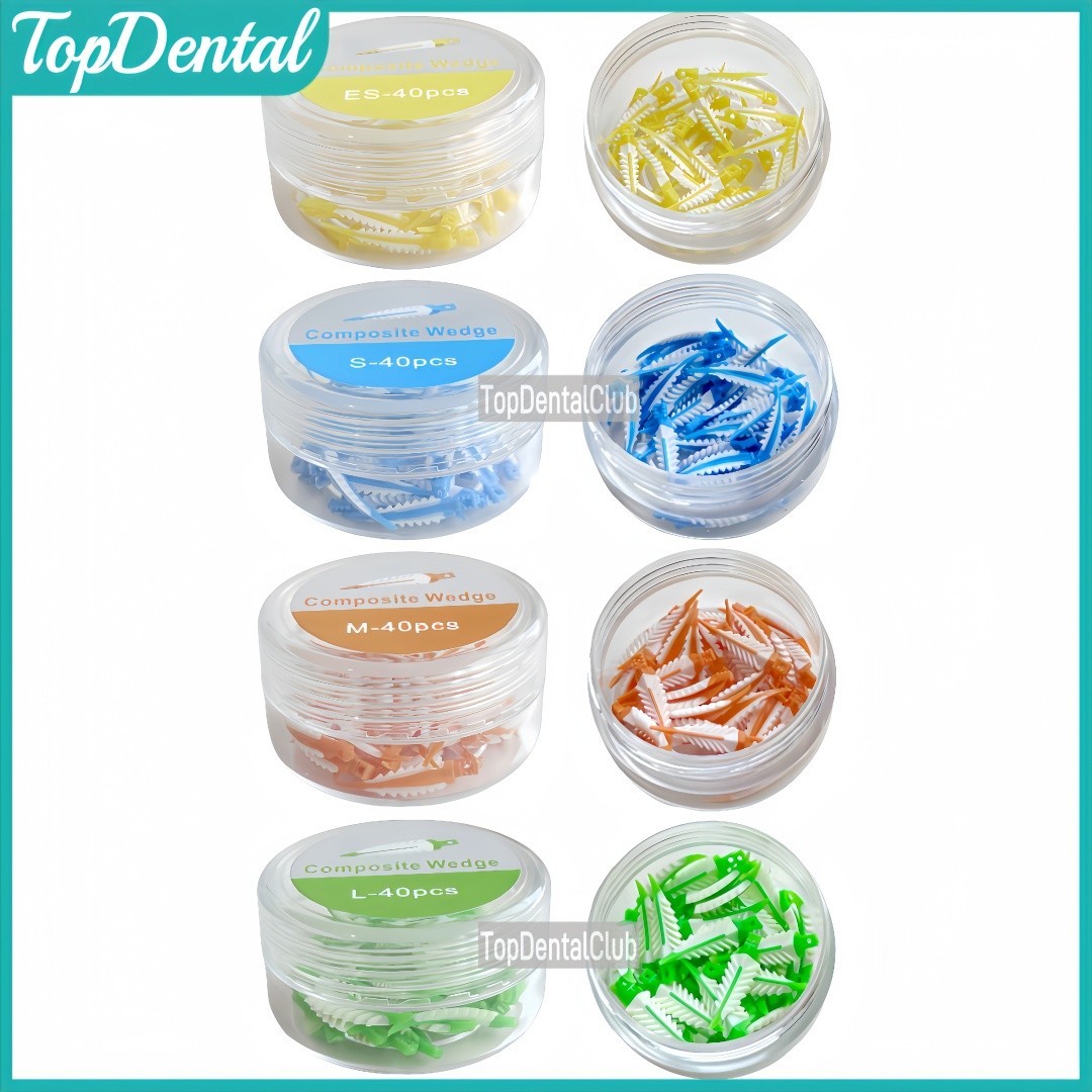 4Sizes Dental Composite Strata Wedge Soft Face Cervical Seal Diastema Matrix