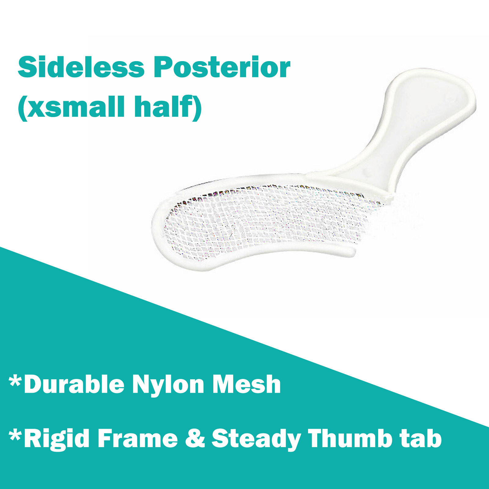 50Pcs Dental Disposable Impression Bite Registration Tray – Sideless Posterior