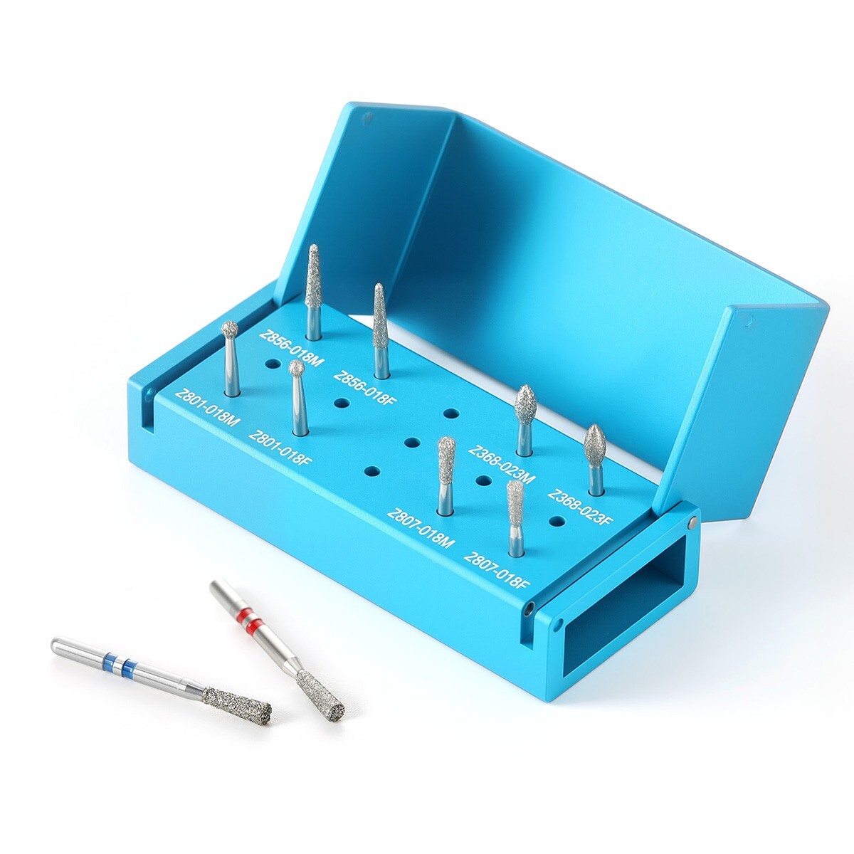 Dental Zirconia Diamond Bur / Diamond Zirconia Finishing Kit &Box FG Polishing