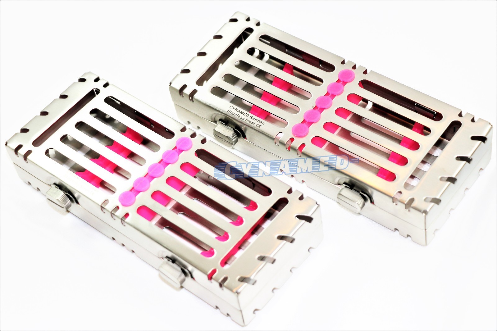 DETACHABLE STERILIZATION RACK DOUBLE BUTTON GERMAN GRADE FOR 5 INSTRUMENTS 2PCS