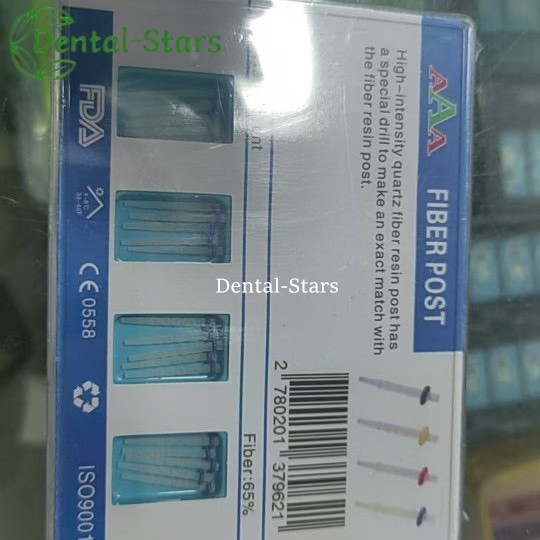 Dental Fiber Post Quartz Screw Posts Teeth Restorative Root Canal Pins 1.2-1.8mm