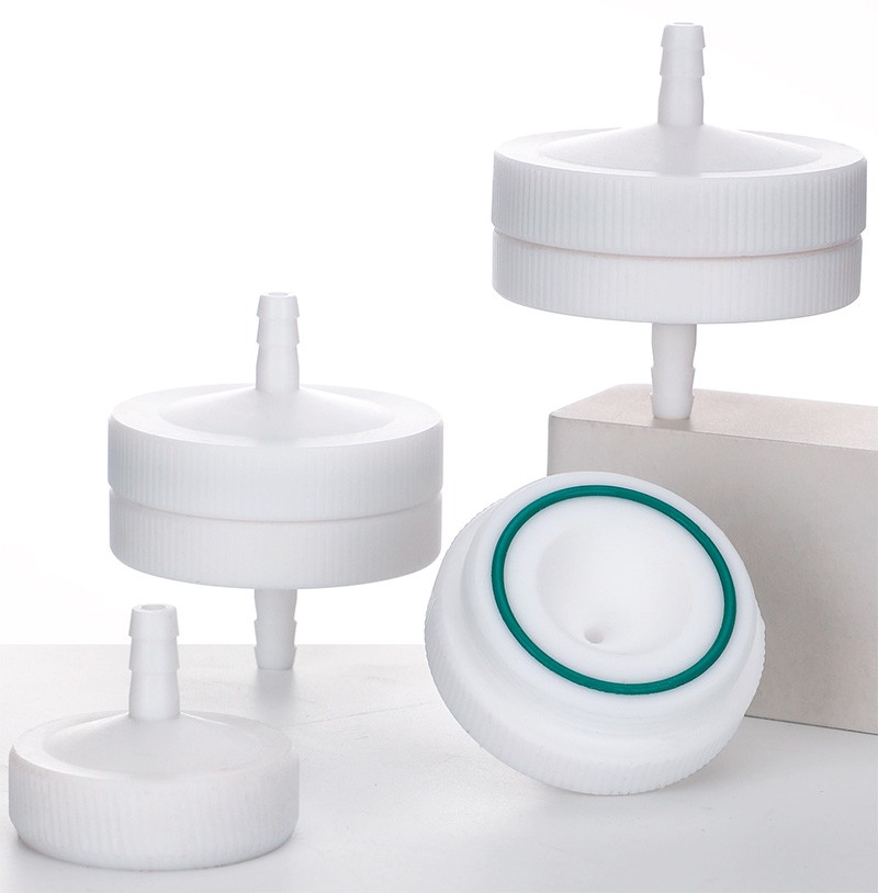 Filter Membrane Holder PTFE 13-90mm Detachable Acid Alkali Gas Resistant