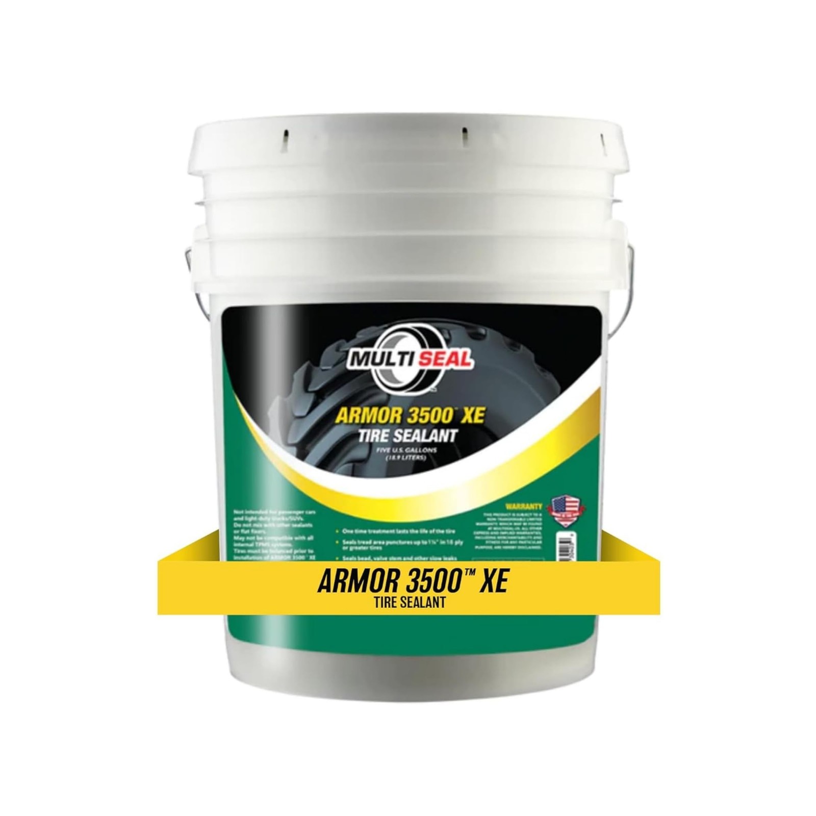 Armor 3500 XE Industrial-Grade Tire Sealant – Maximum Protection Formula – Ex…