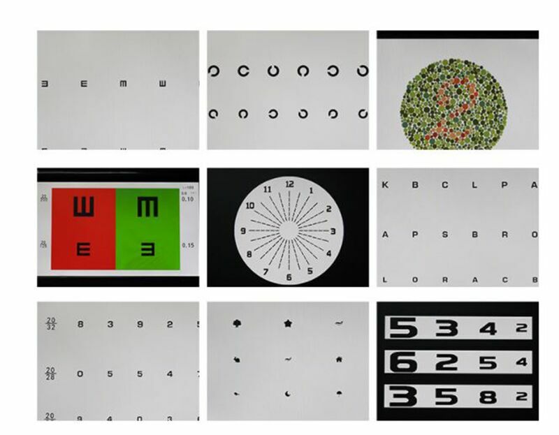 Multi-function 18.5″ LED Display MICRO Chart Projector Eye chart 1m-6m Optometry