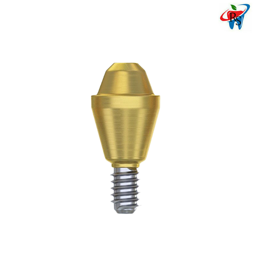 10x Set Prosthetic Straight Multi Unit 1.6 RP Conical 2.65 + Plastic Sleeve