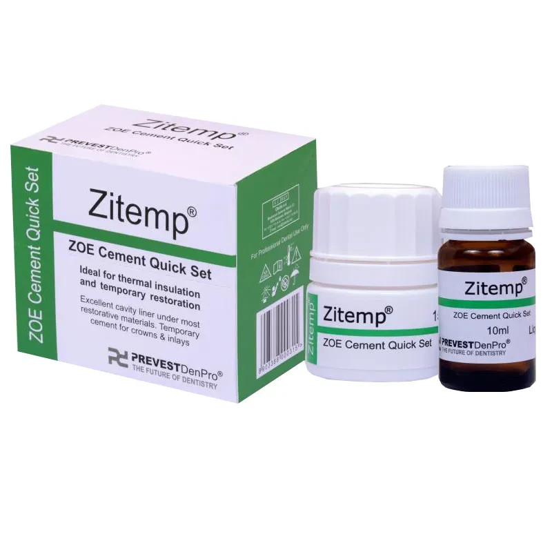 Prevest DenPro Zitemp Dental Products Free Shipping ( Pack of 3 )