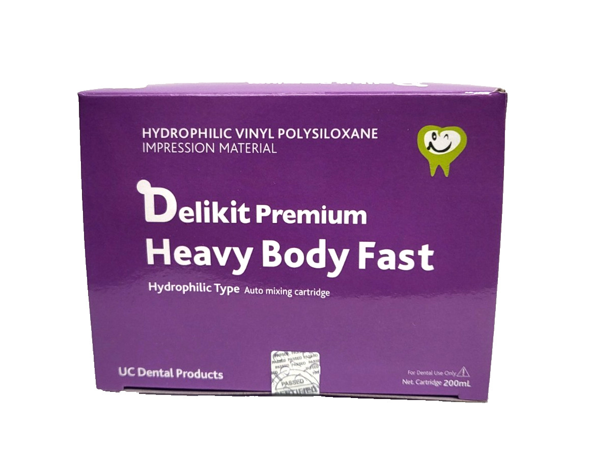 Delikit VPS Impression Material Heavy Body FAST SET 4X50ml _IMHBF