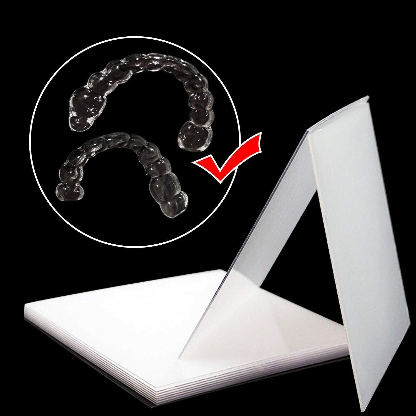 Dental Orthodontic Splint Retainer Slice Vacuum Forming Sheet 1.0/1.5/2.0mm US