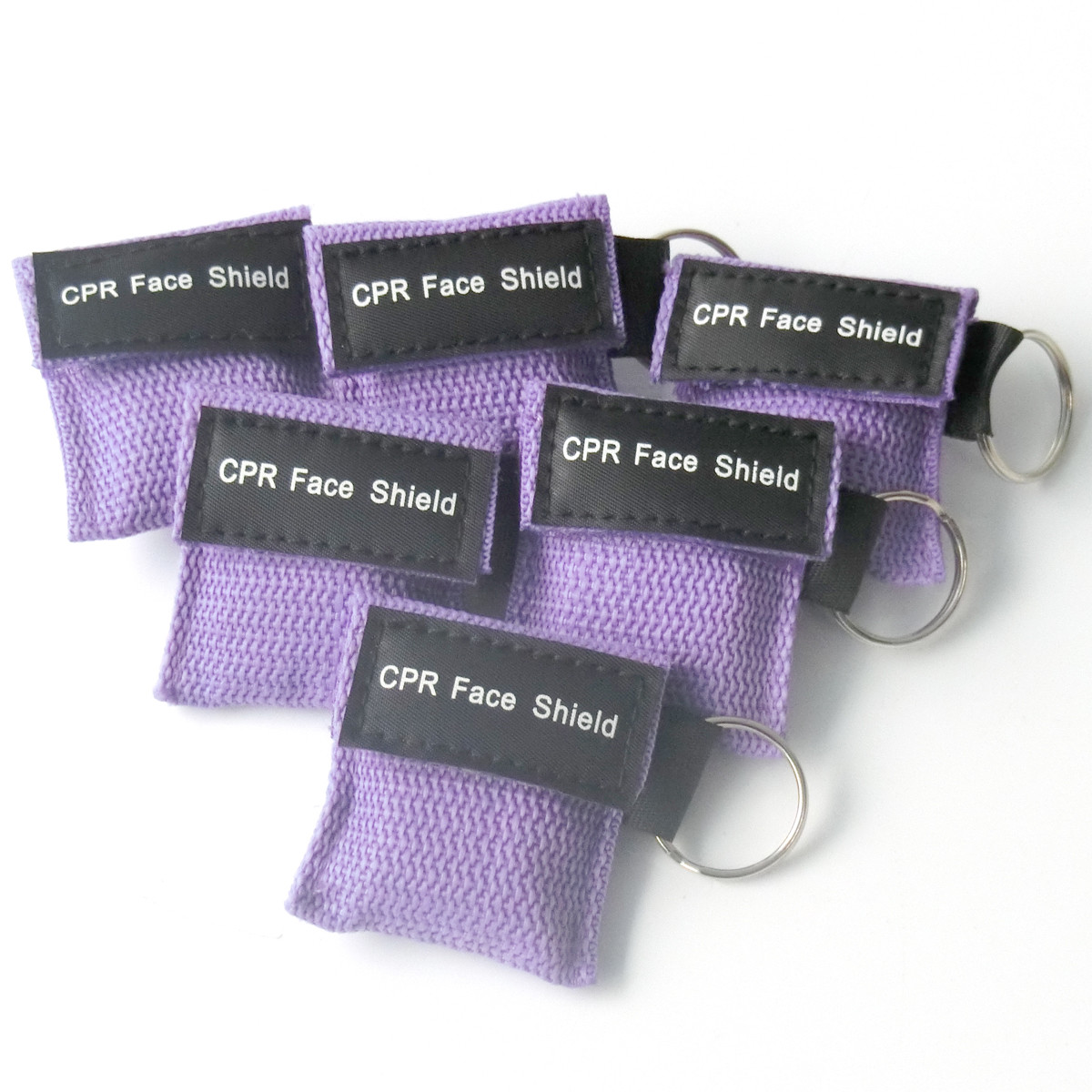 Portable CPR Mask Keychain Safty Emergency Face Shield First Aid Rescue Bag