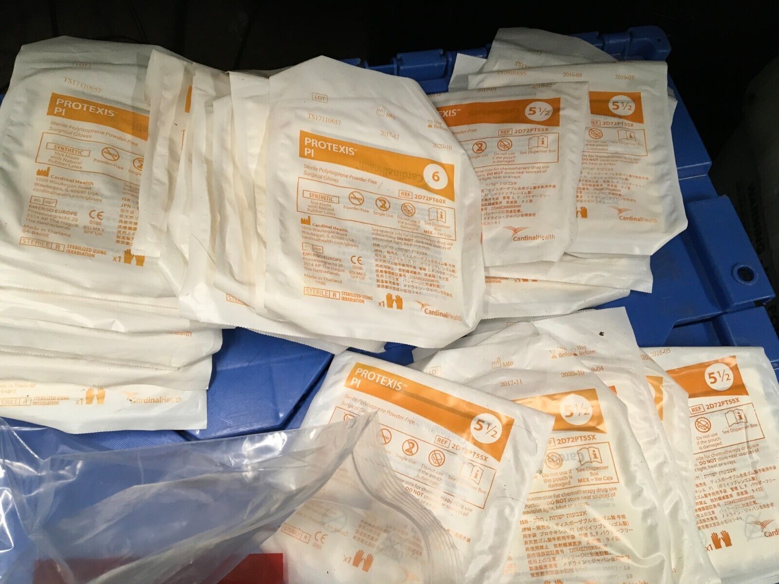 INDIVIDUALY PACKAGED SURGICAL GLOVES MANY STYLES AND SIZES