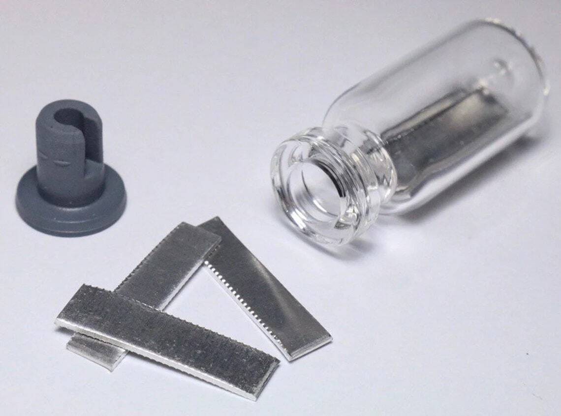 Aluminum metal strips/electrode high purity element 13 al chemistry sample