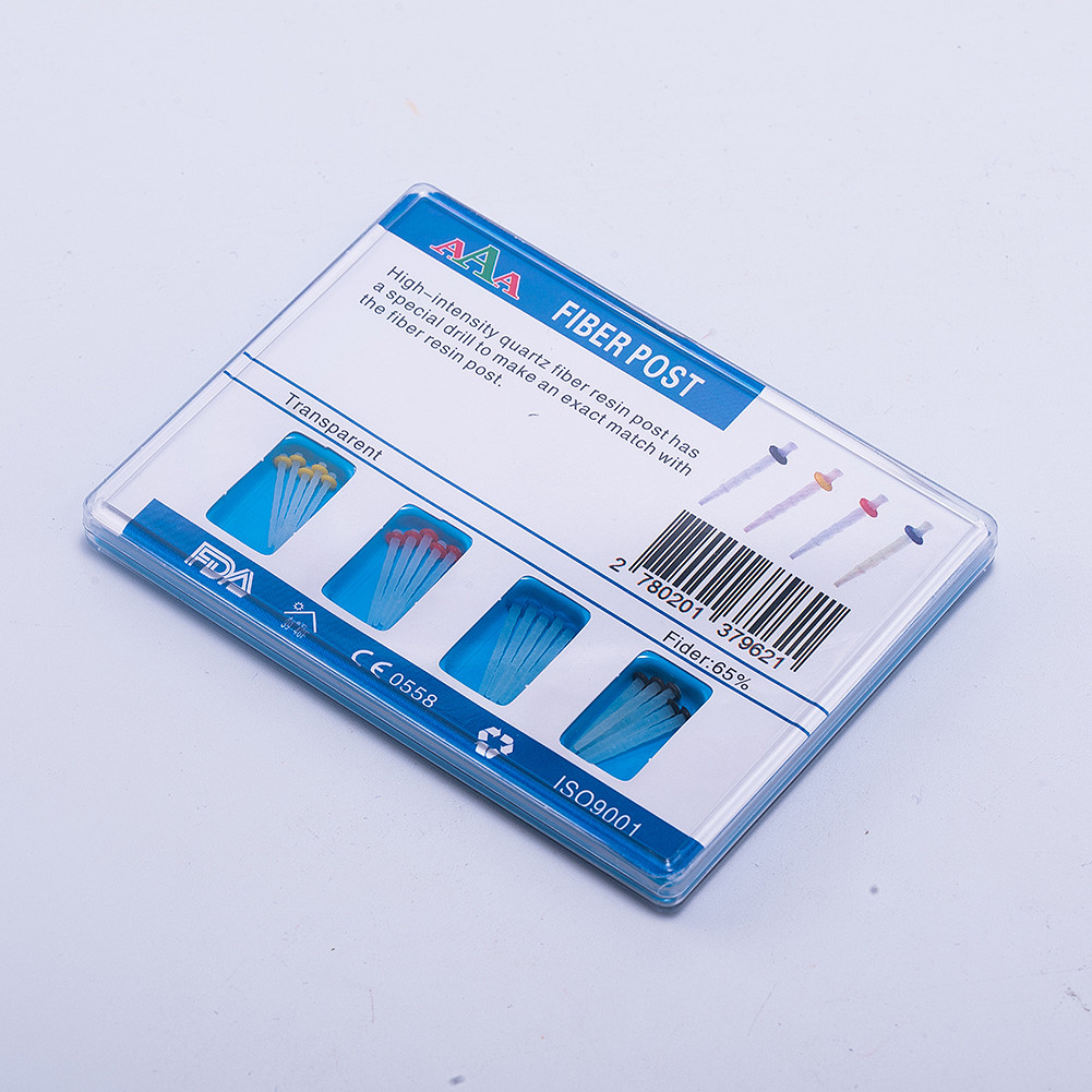65% Fider Dental Endo quartz Fiber Resin Post Screw Pile & 4 Drills EASYISNMILE
