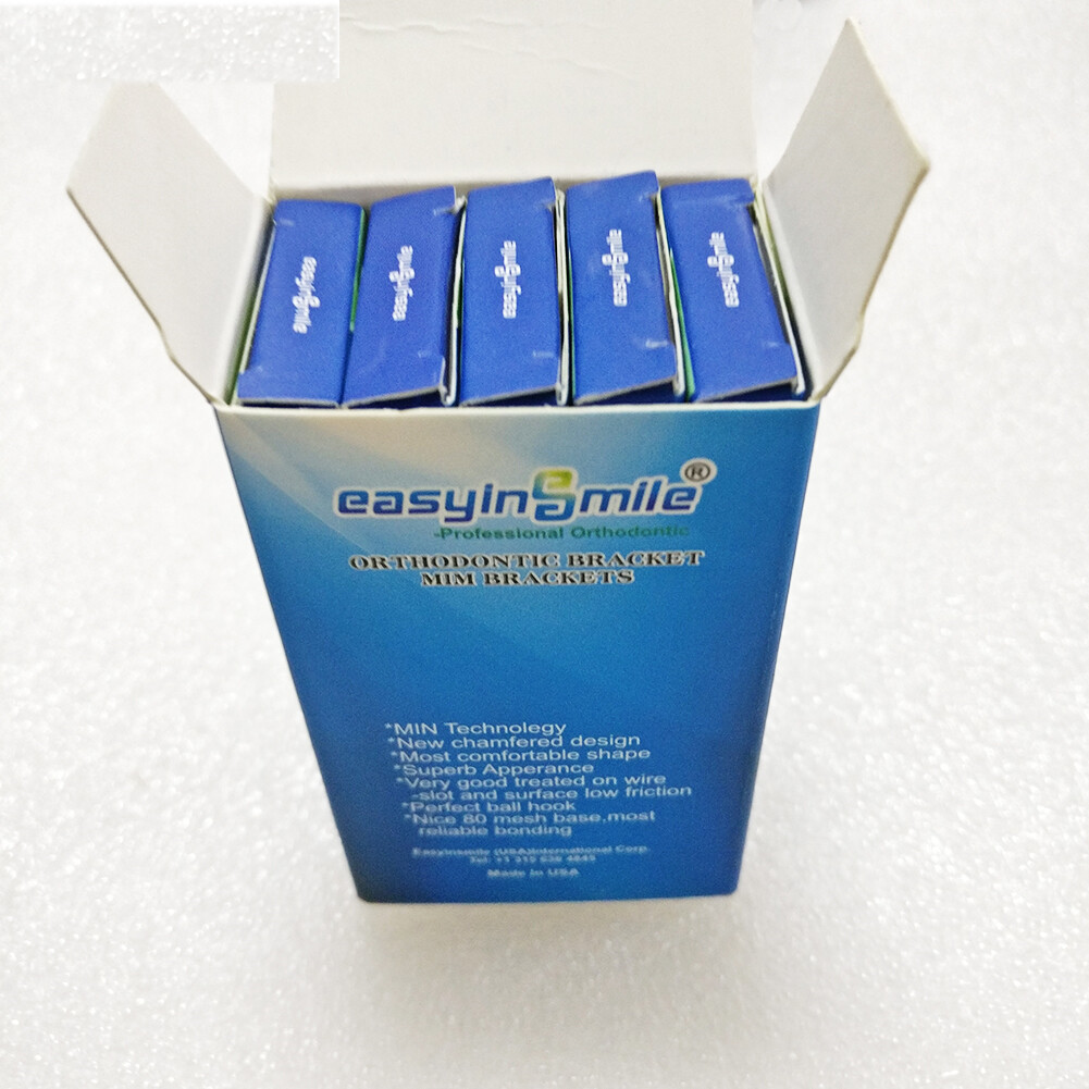 5packs Orthodontic Brackets Braces Dental Brackets Roth Mbt 345 With Hook 022