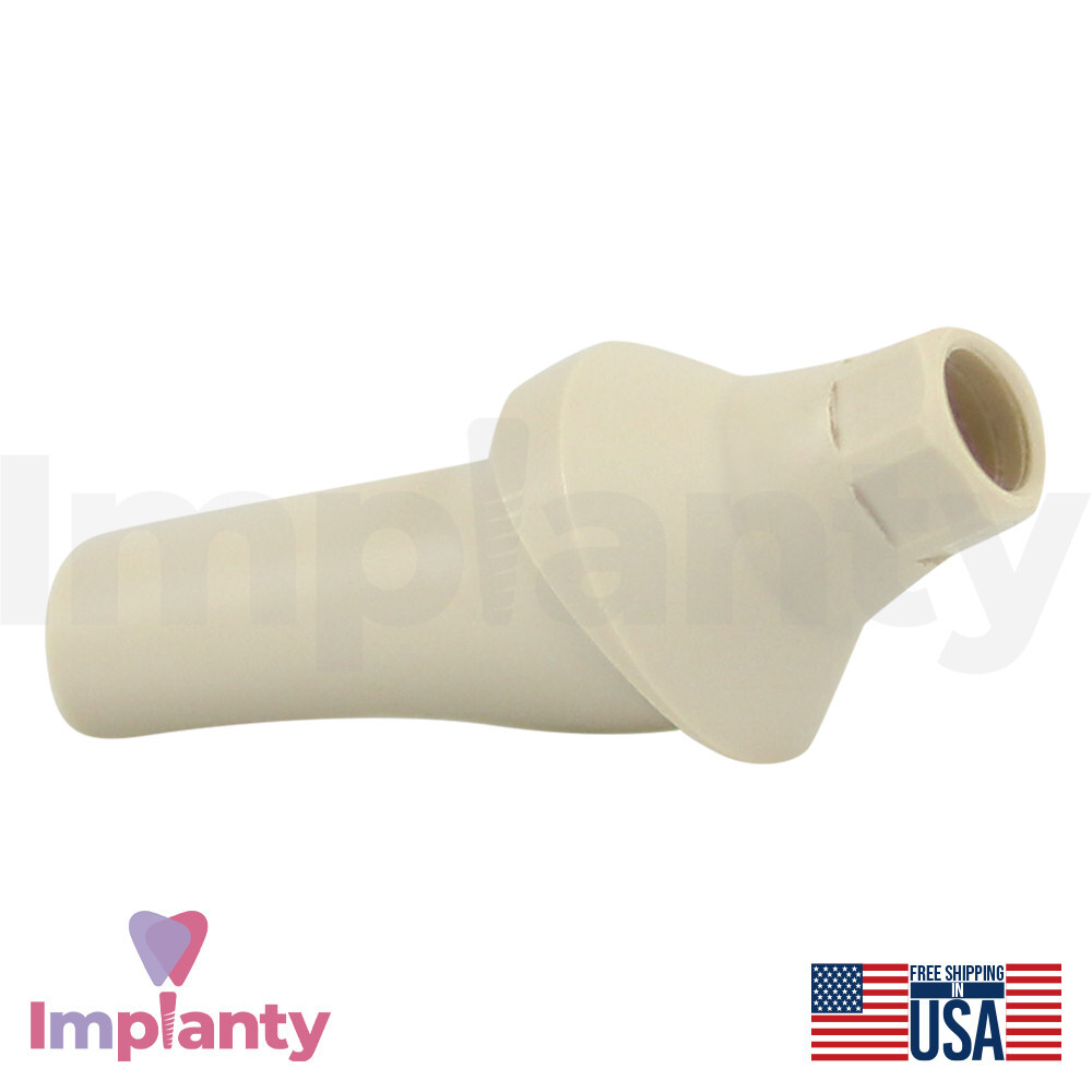 10x GDT Peek Angled Temporary Anatomic Dental Prosthetic 15° NP Conical 2.25mm