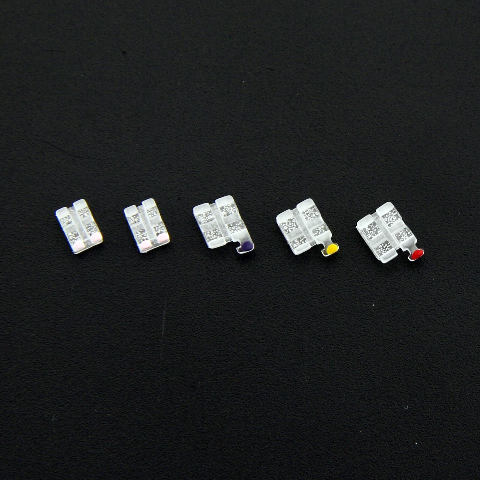 10X STAR ABSOLUTE Orthodontic Ceramic Sapphire Bracket Monocrystalline Roth 022