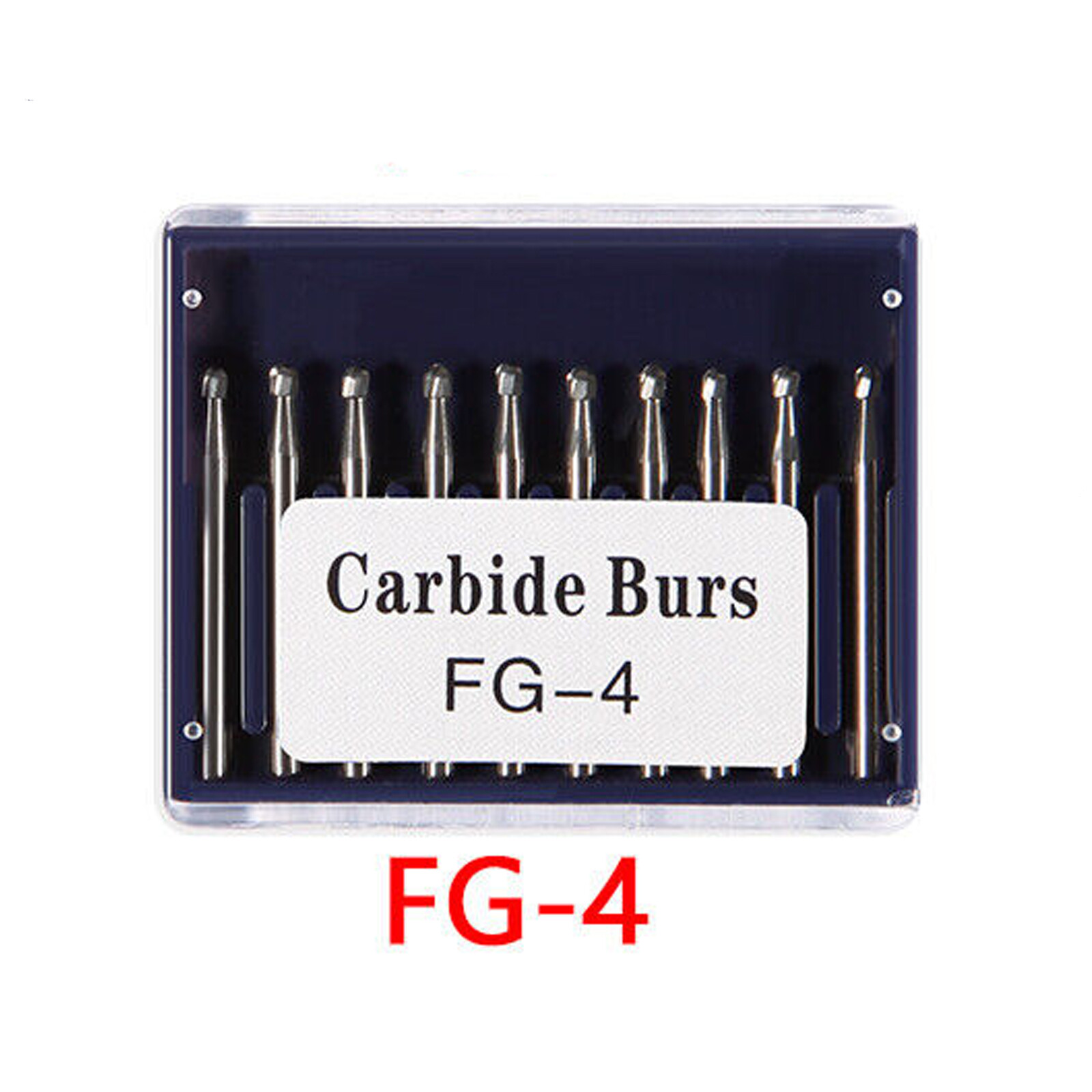 1-10 Box Dental FG HP Tungsten Carbide Burs Round Type For High Speed Handpiece