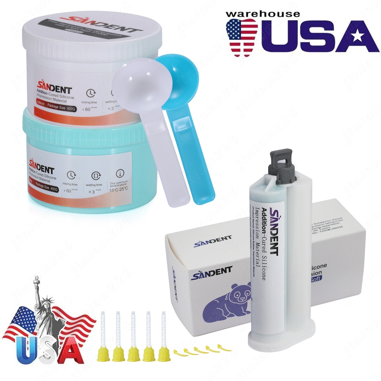 Dental PVS VPS Impression Material Putty/Heavy Body-Fast/Regular Set