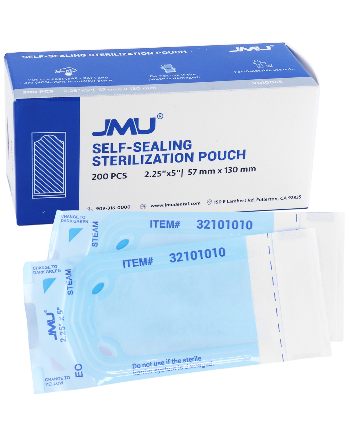 2000PCS/Case Medical Dental Self-Sealing Sterilization Pouches With indicators