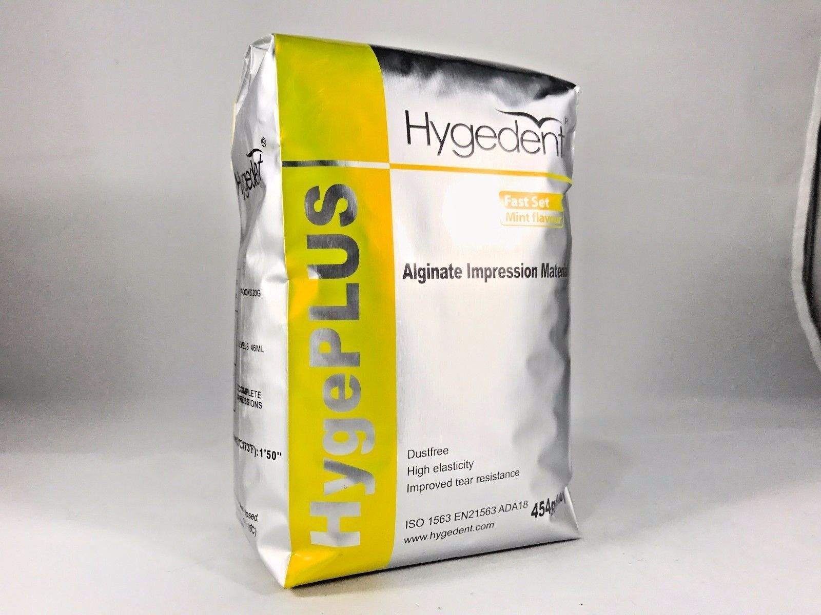 HygePLUS Fast Set MINT Flavour Dustfree High Elastic Alginate Impression 6-24 lb