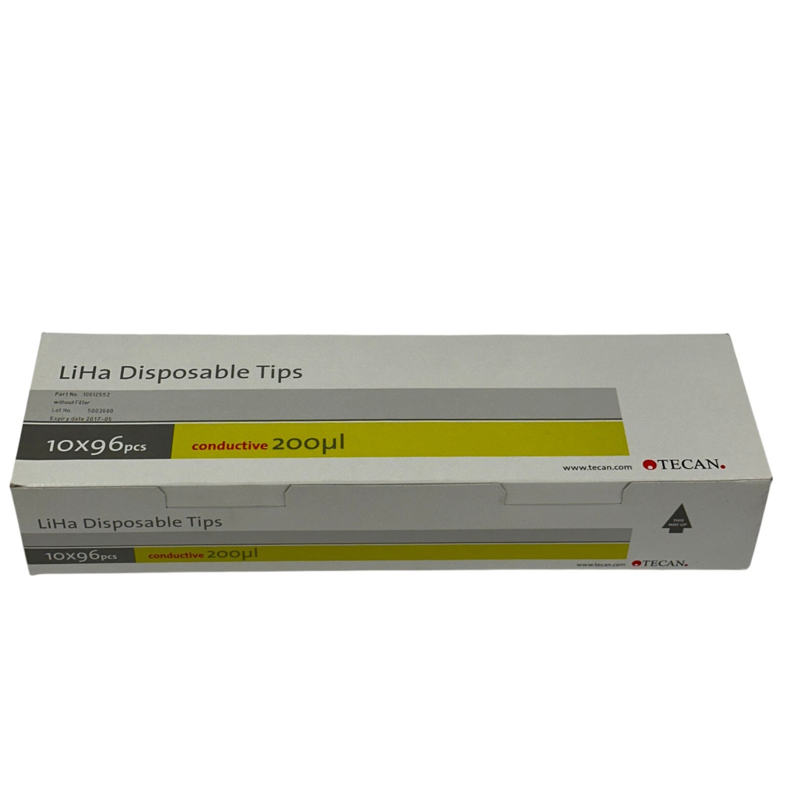 Expired Tecan 10612552 LiHa Disposable Tips 200uL Conductive 10×96 pcs