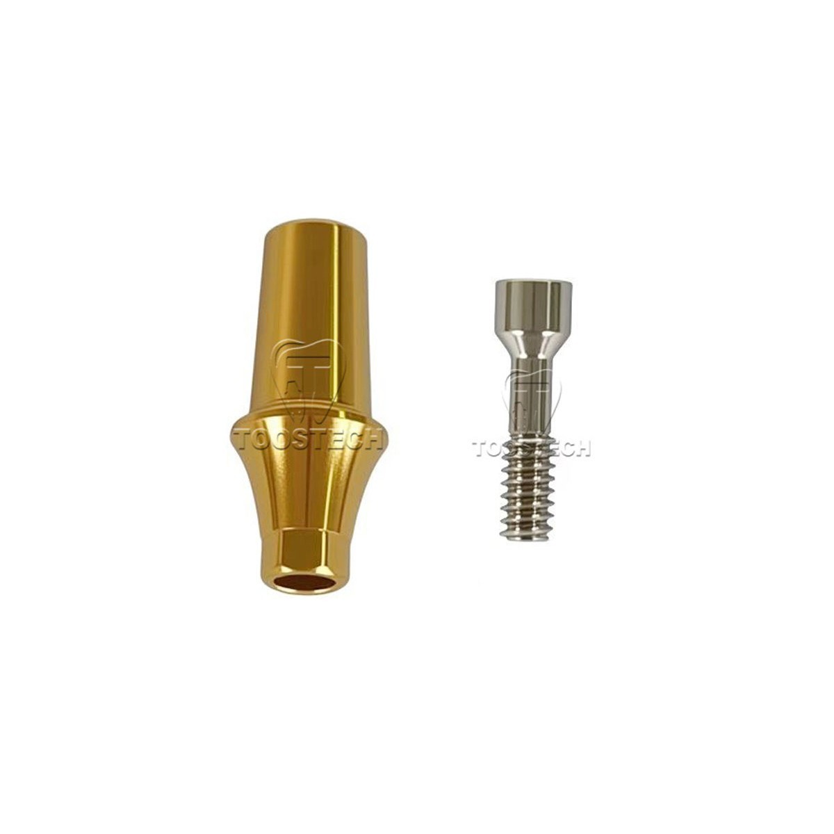 20pcs Titanium straight abutment Ti cemented abutment fits Nobel Biocare RP NP