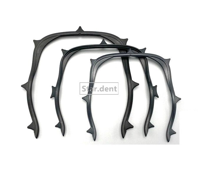 Dental Rubber Dam Sheet Frames Hager Light X-Ray Film Bracket Plastic Steel SML