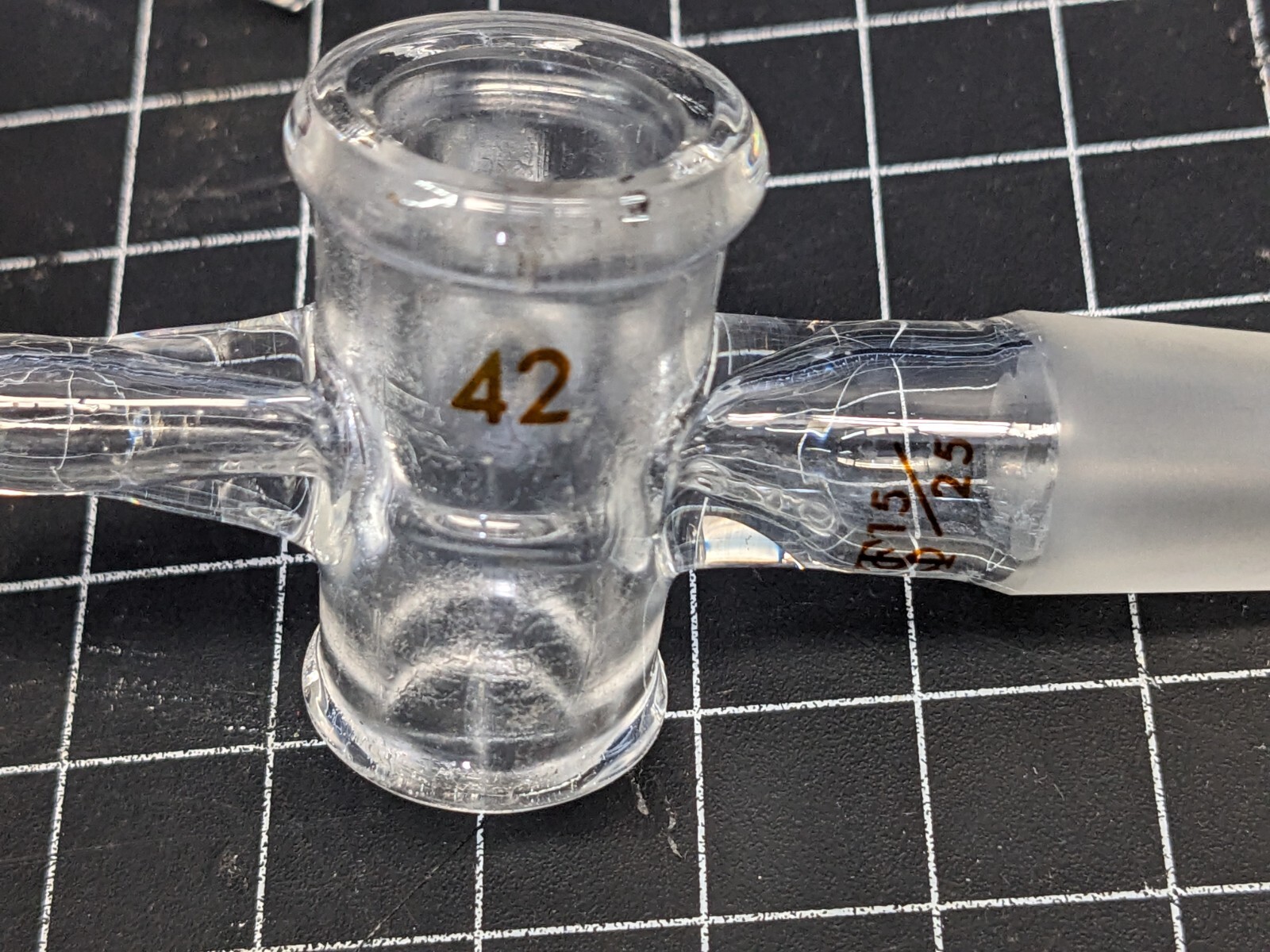 LOT Synthware Pyrex Vacuum Take-Off Valve Stopcock Adapters 14/20 15/25 19/22